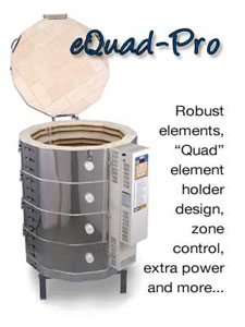 eQuad-Pro Professional Production Kilns