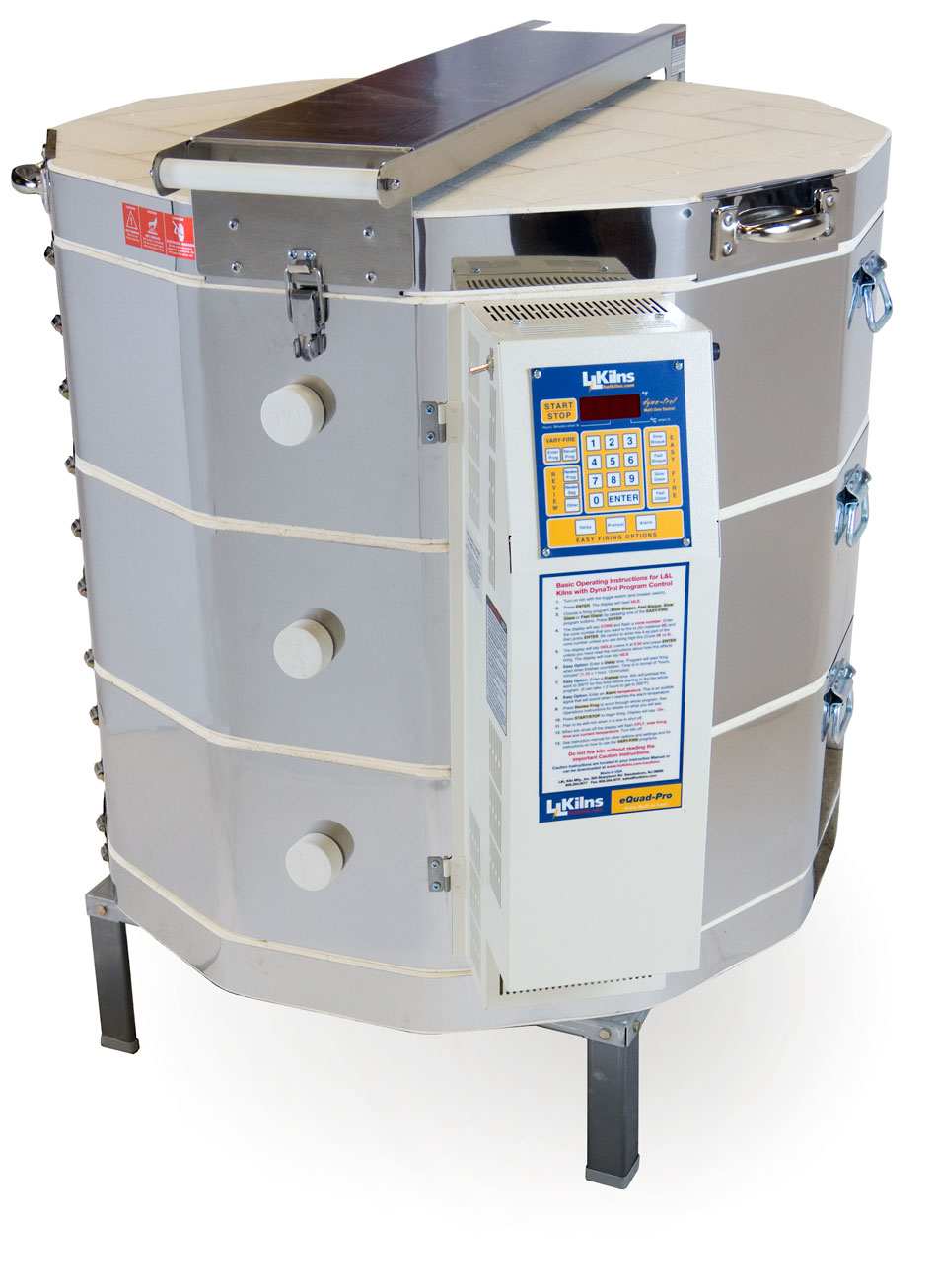 eQuadPro Production Kilns with Quad Elements L&L Electric Kilns