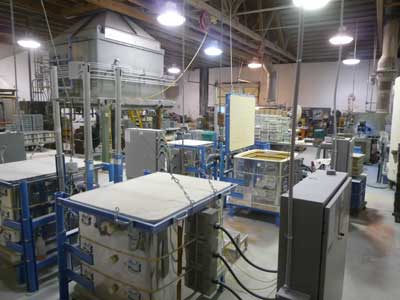L&L DaVinci Kilns for making industrial ceramics