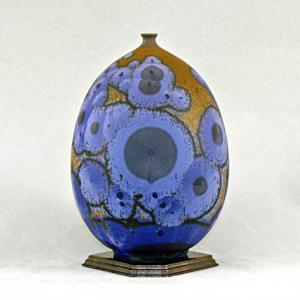 crystal glazed pot by Jesse Hull